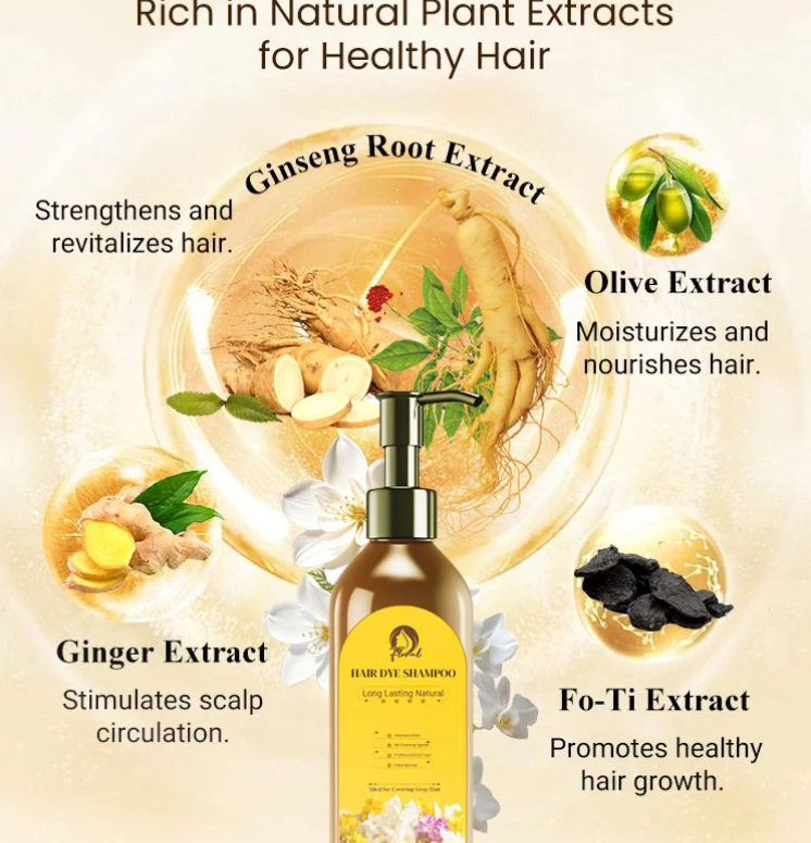 Japanese Natural Hair Color Shampoo (BUY 1 GET 1 FREE)